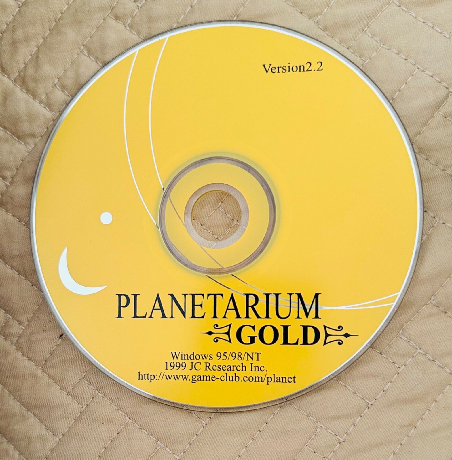 Vintage Planetarium Gold Version 2.2 (PC, Windows, 1999) *DISC ONLY*