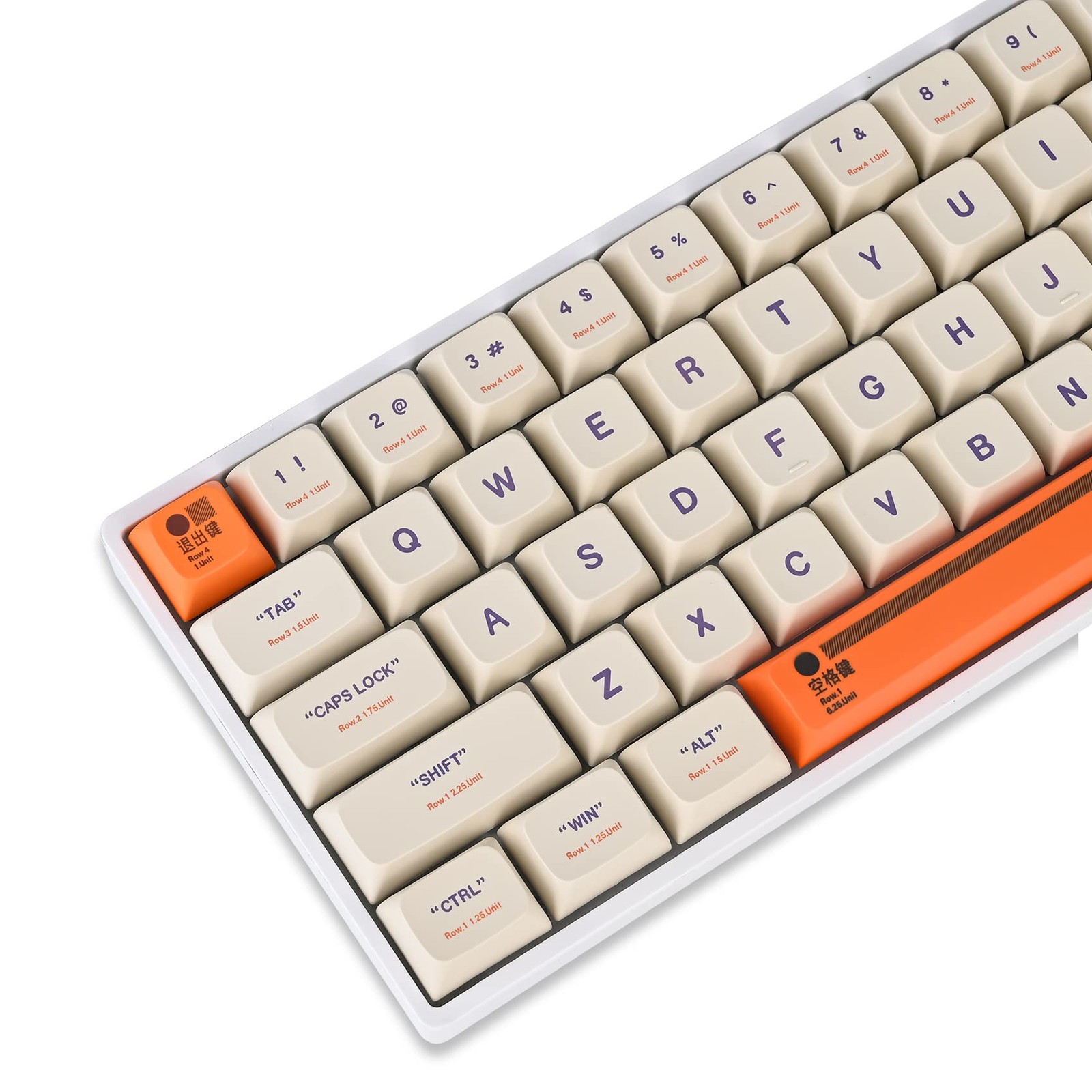 142Key XDA Profile Retro Plastic Theme Keycaps Set For Cherry MX Switch