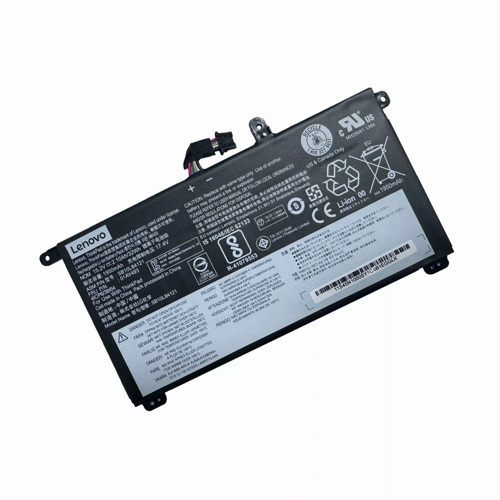 Genuine Battery 01AV493 For Lenovo ThinkPad T570 T580 P51S P52S 00UR891 00UR892