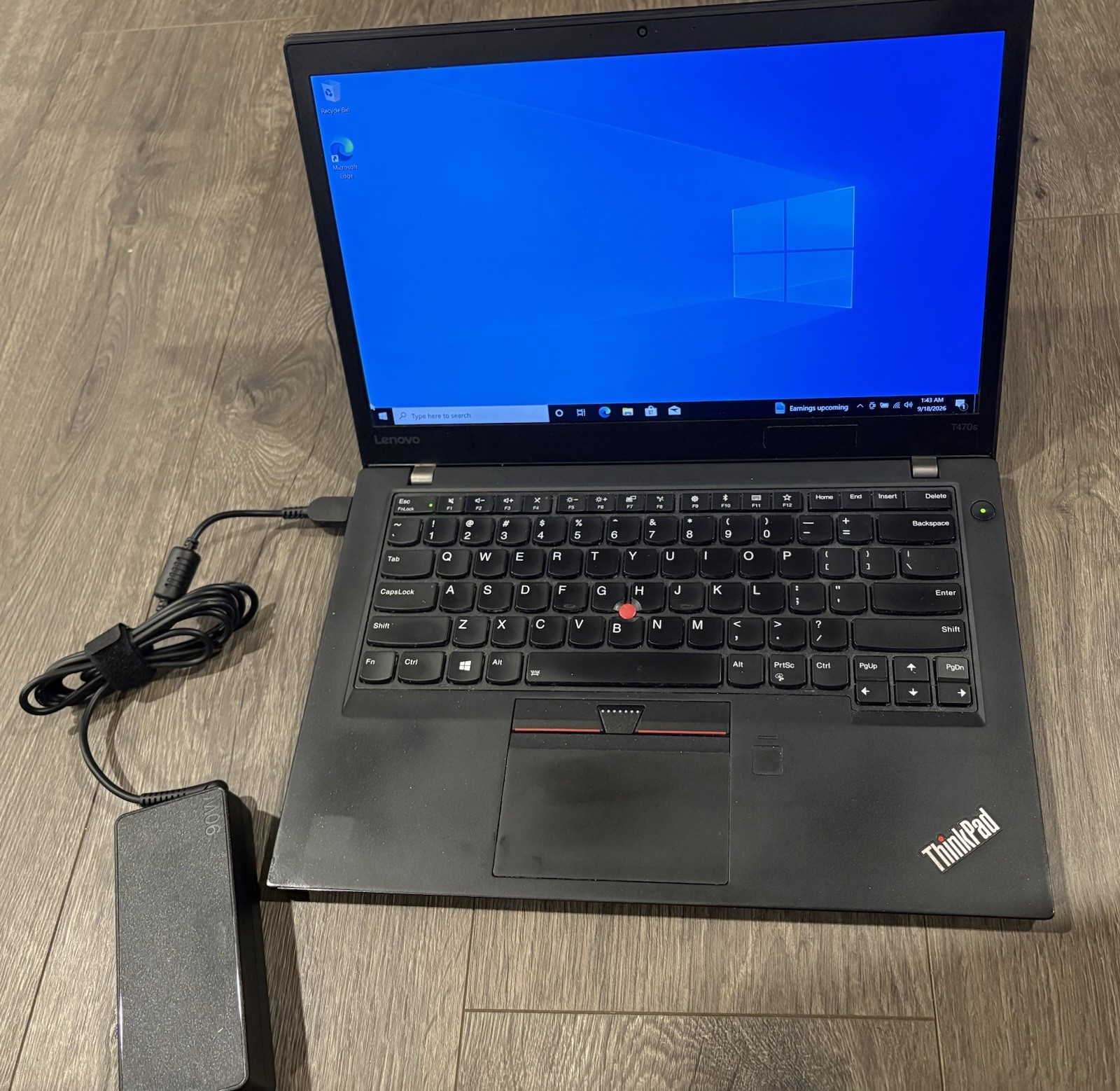 Lenovo ThinkPad T470s Laptop i5-6300U 2.4GHz 8GB 256GB SSD Win 10