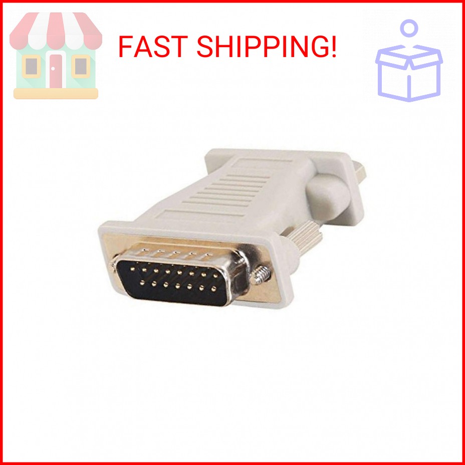 C2G 02902 Mac DB15 Male to VGA (HD15) Female Adapter, Beige