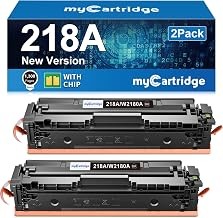 2PK 218A Toner Cartridges W2180A Black for HP Color LaserJet Pro 3201 3301