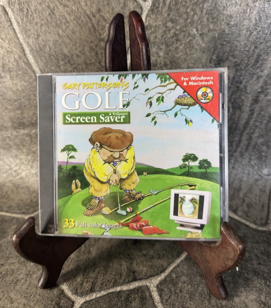 Rare Vintage 1998 PC/Mac Gary Patterson's Golf Screen Saver & Wallpaper CD-Rom