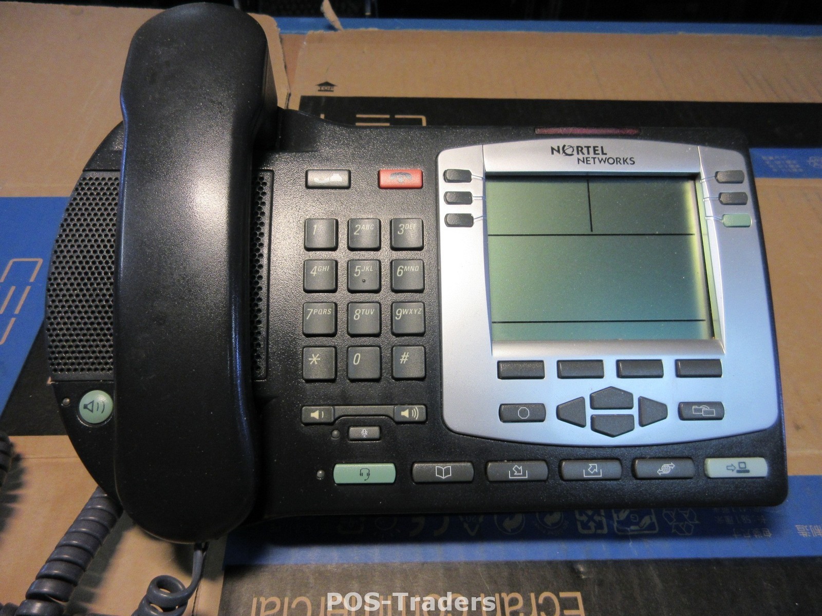 NORTEL IP 2004 NTDU92 POE IP VoIP Telephone 8 line display - INCL PHONE