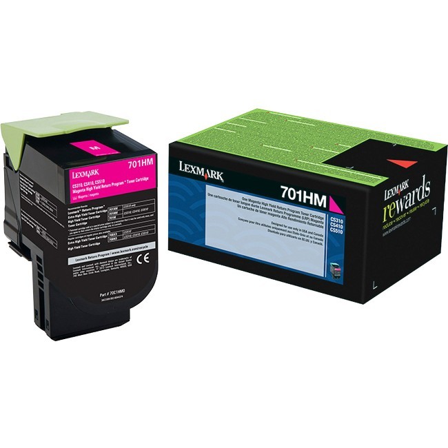Lexmark Unison 701HM Toner Cartridge - 70C1HM0 - 734646436816