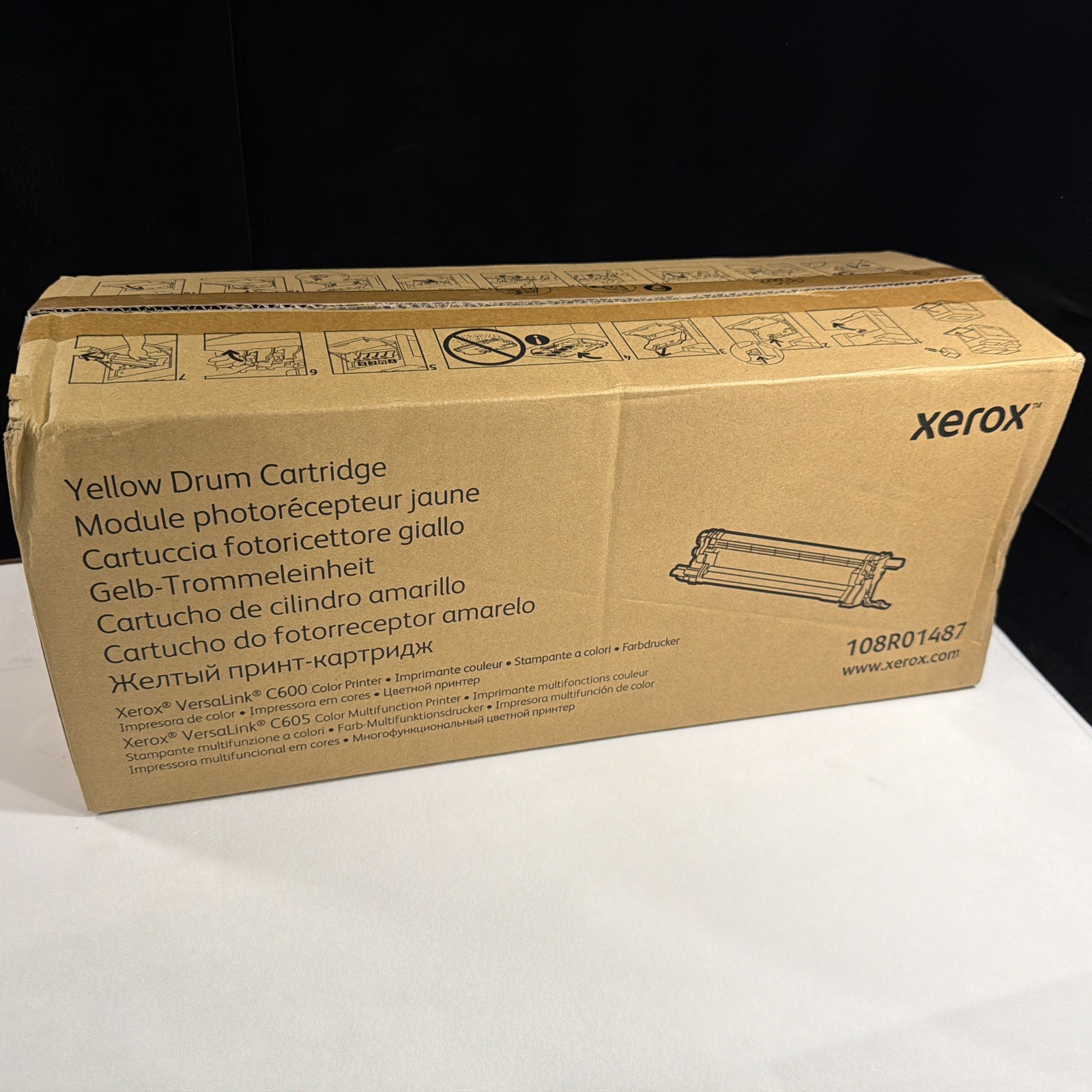 Xerox 108R01487 Genuine Yellow Drum Cartridge VersaLink C600 C605 NOS Open Box