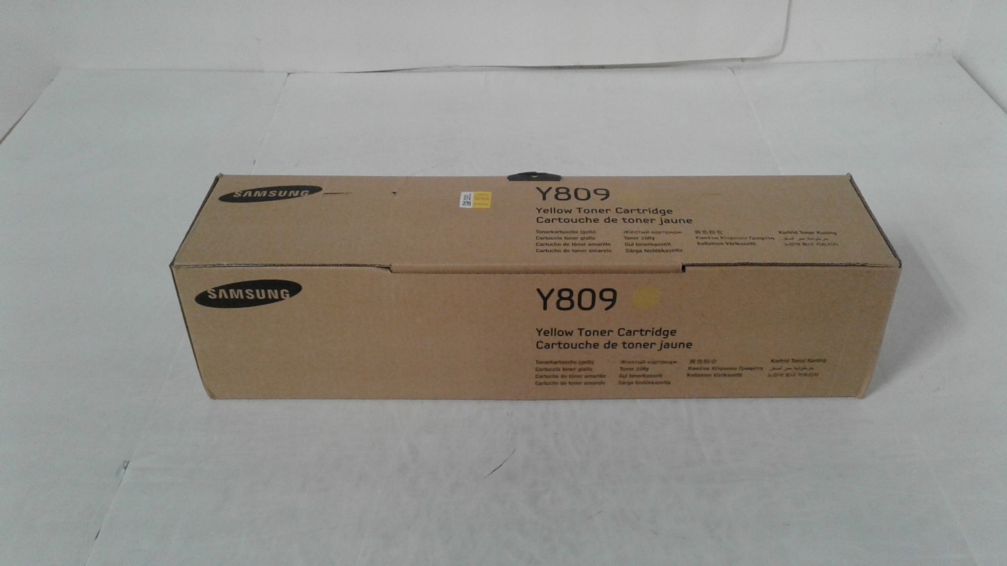 Samsung CLT-Y809S/XAA Toner Ctg 809S, Yellow for Samsung MULTIXPRESS CLX-9251NA