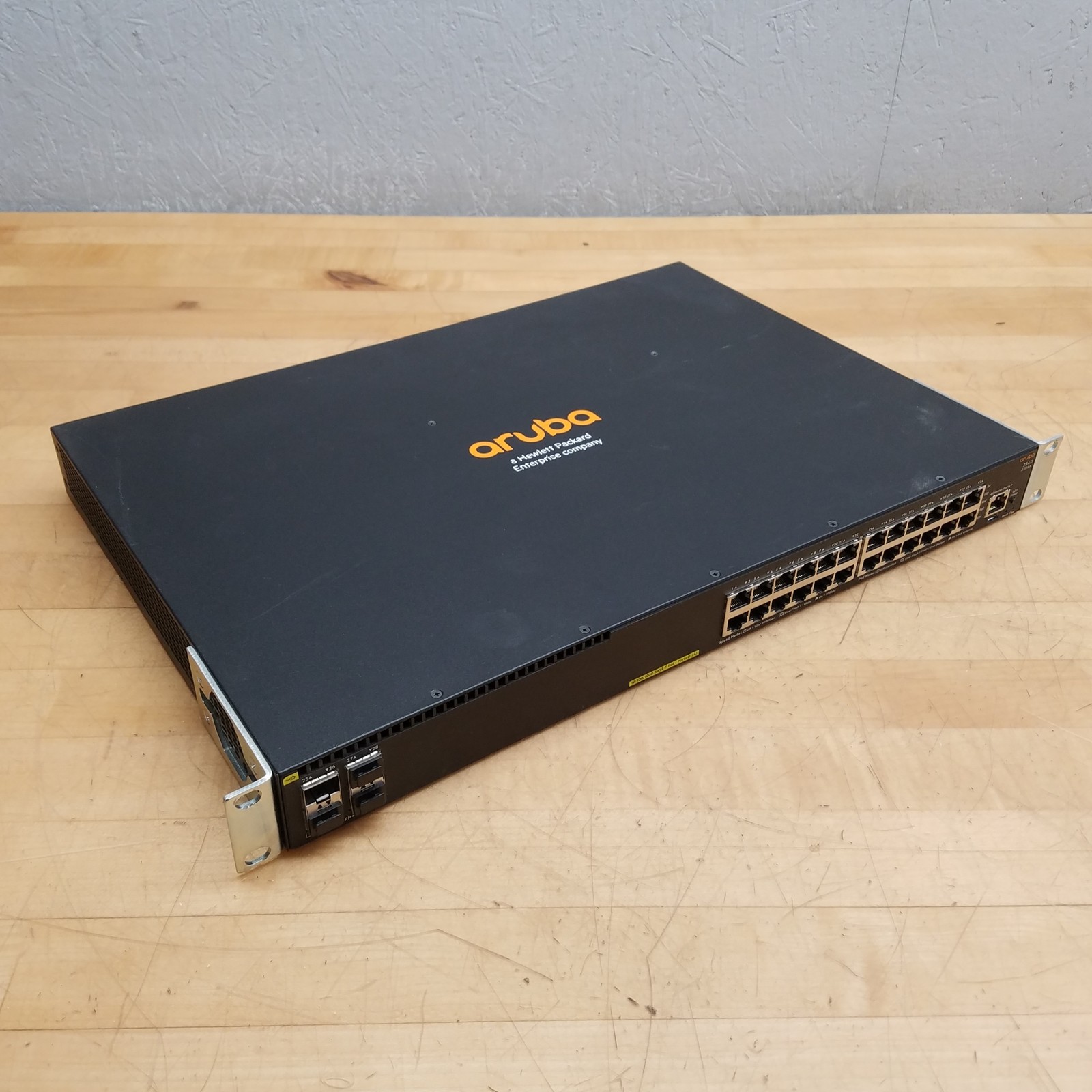 Hewlett Packard Aruba JL356A Network Switch, 24x 10/100/1000 PoE+ Ports, 4x SFP+