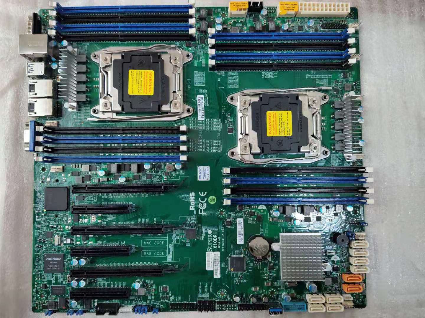 for Supermicro x10dri Intel c612 E-ATX dual lga2011-3 motherboard system board