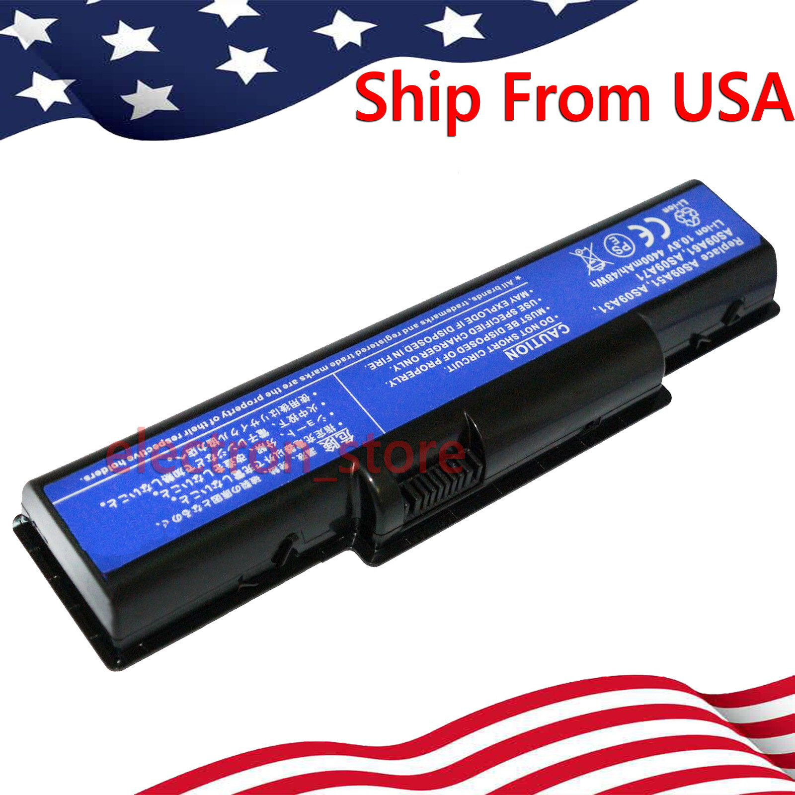 Laptop Battery for GATEWAY MS2268 MS2273 MS2274 AS09A31 AS09A61 AS09A73 6Cells