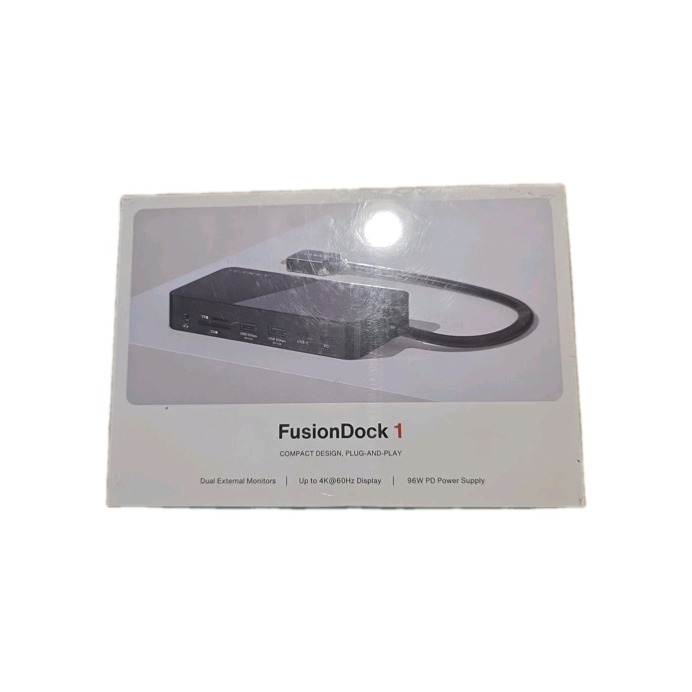 iVANKY FusionDock 1 VCD10 Dual USB-C Cable Monitor Docking Station Factory Seale