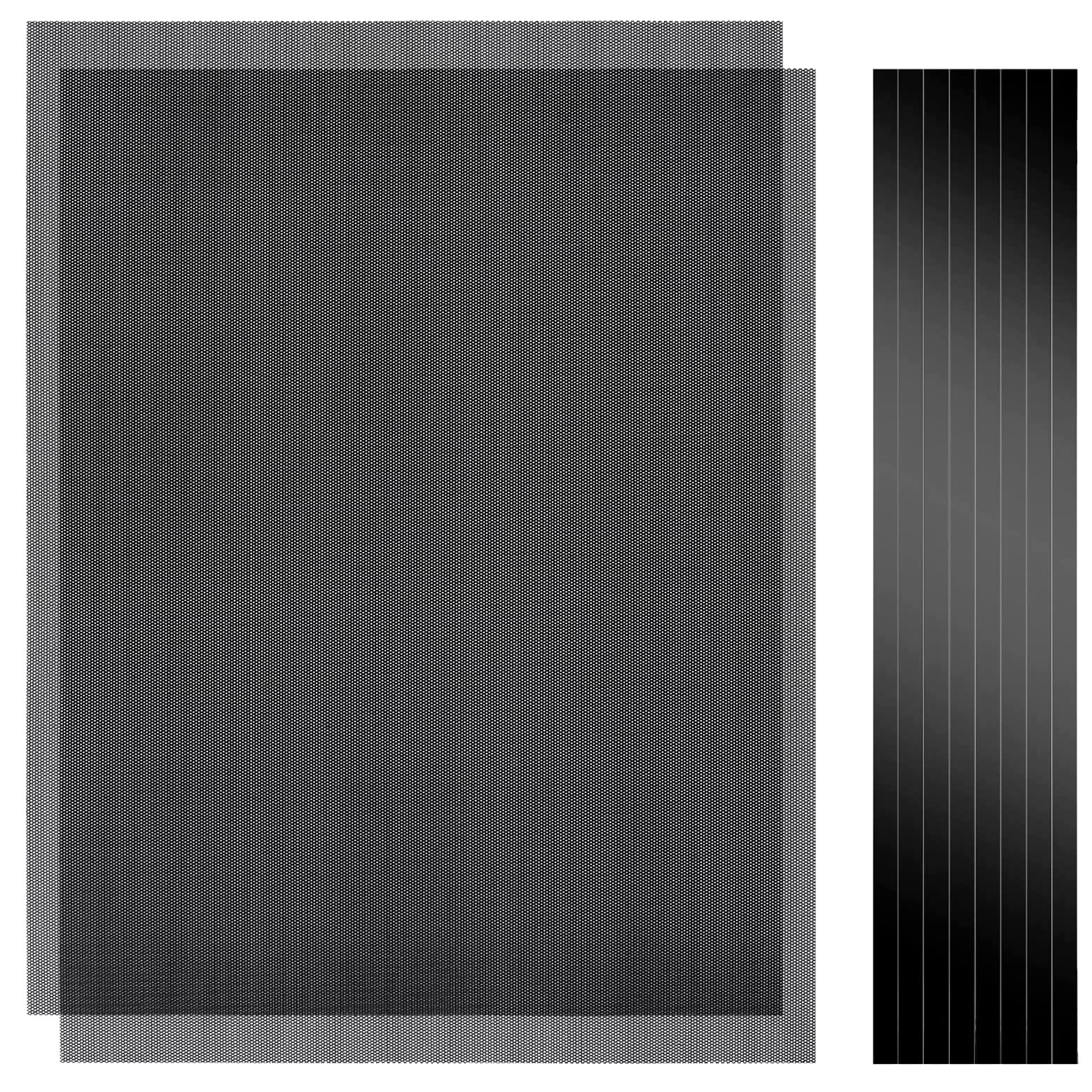 400X300mm Diy Pc Case Dust Mesh Filter, 2Pack Pvc Dustproof Mesh Filter Cover