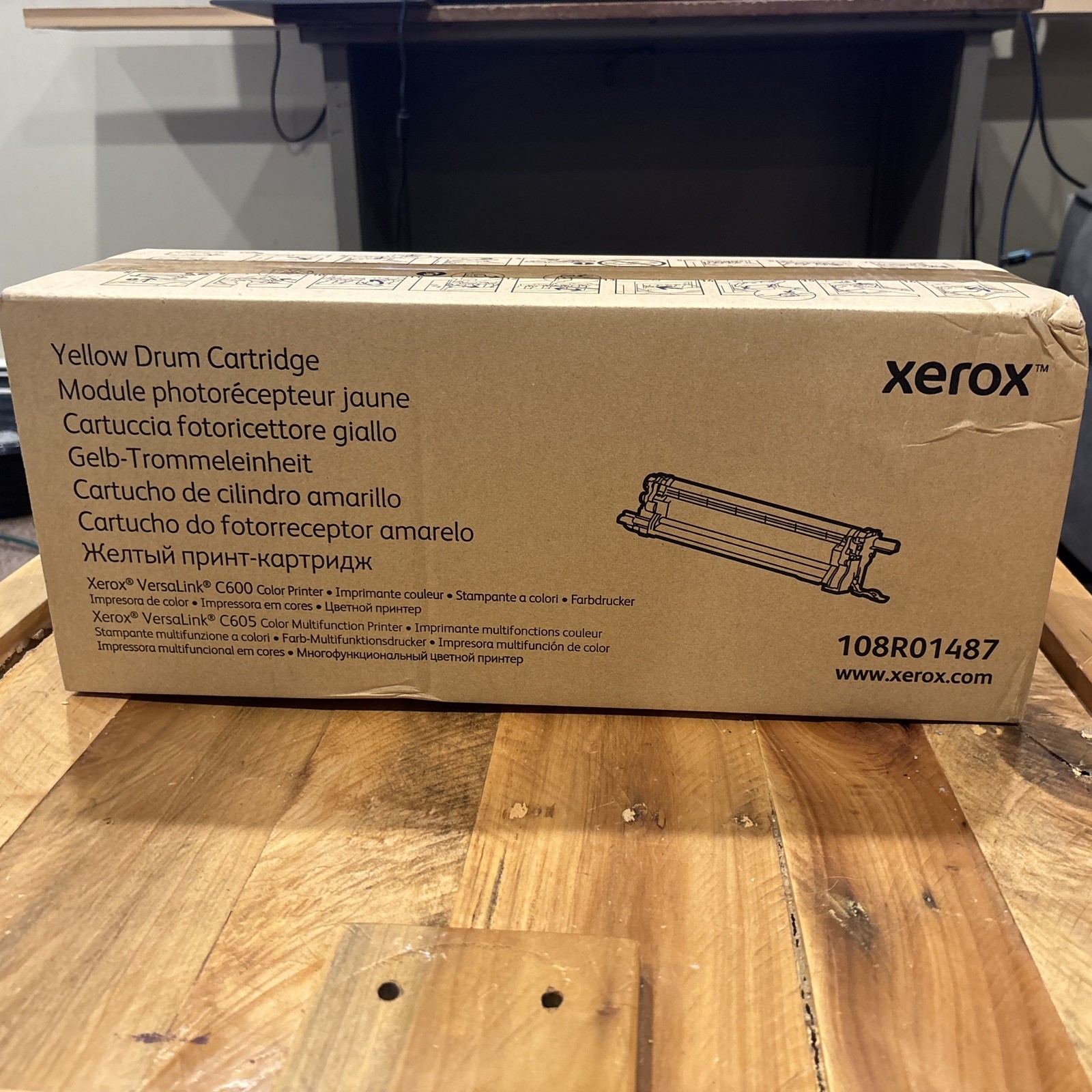 New Sealed - Genuine Xerox 108R01487 Yellow Drum Cartridges