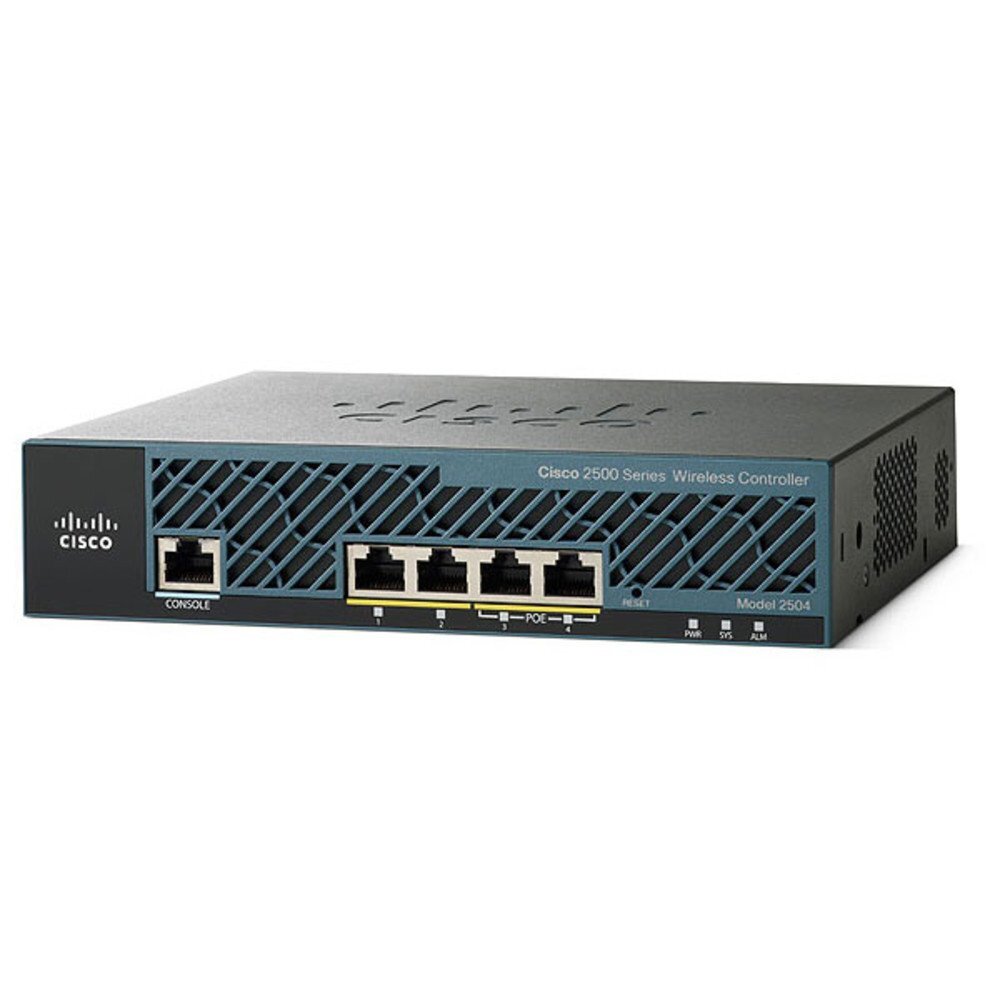 Cisco 2504 AIR-CT2504-5-K9 5 Access Points Wireless LAN Controller