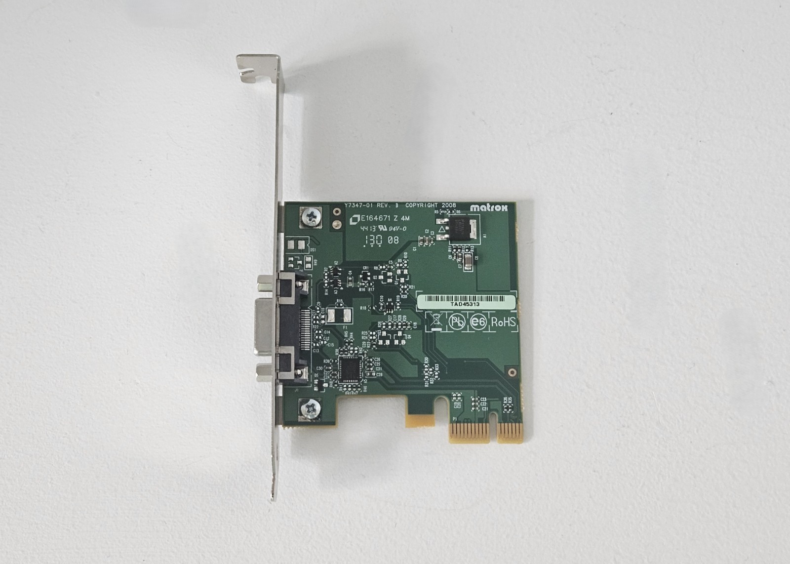 Matrox PCIE/ADP PCIe Host Adapter MD25410 for Matrox MXO2 - Y7347-01 Rev. B
