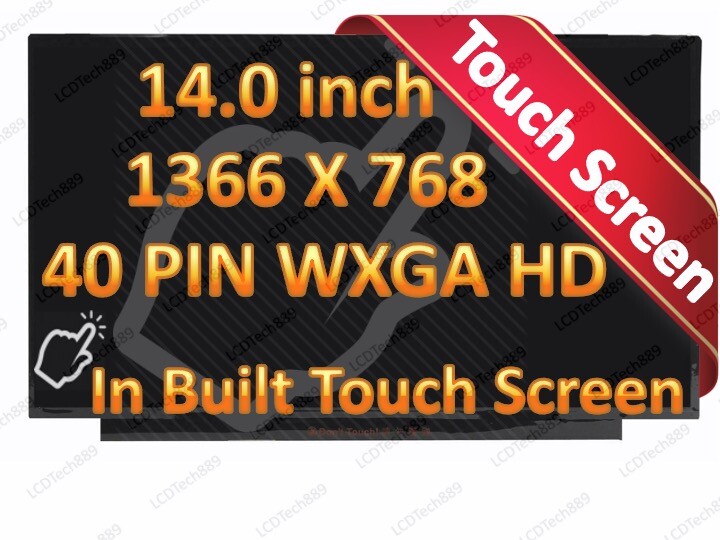 14" for HP 14-dq1002la 14-dq1003la 14-dq1004la 40Pin HD LCD Touch Screen Display