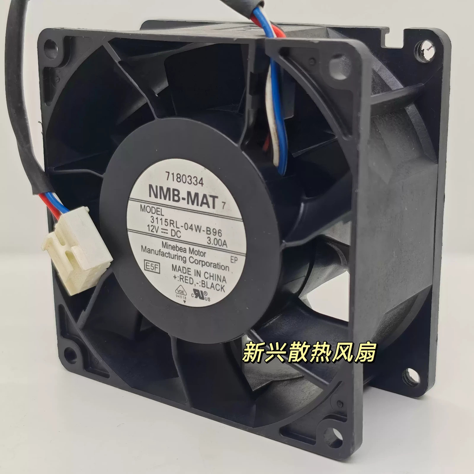 NMB 3115RL-04W-B96 8038 12V 3.00A 8CM 4-Wire Server Cooling Fan