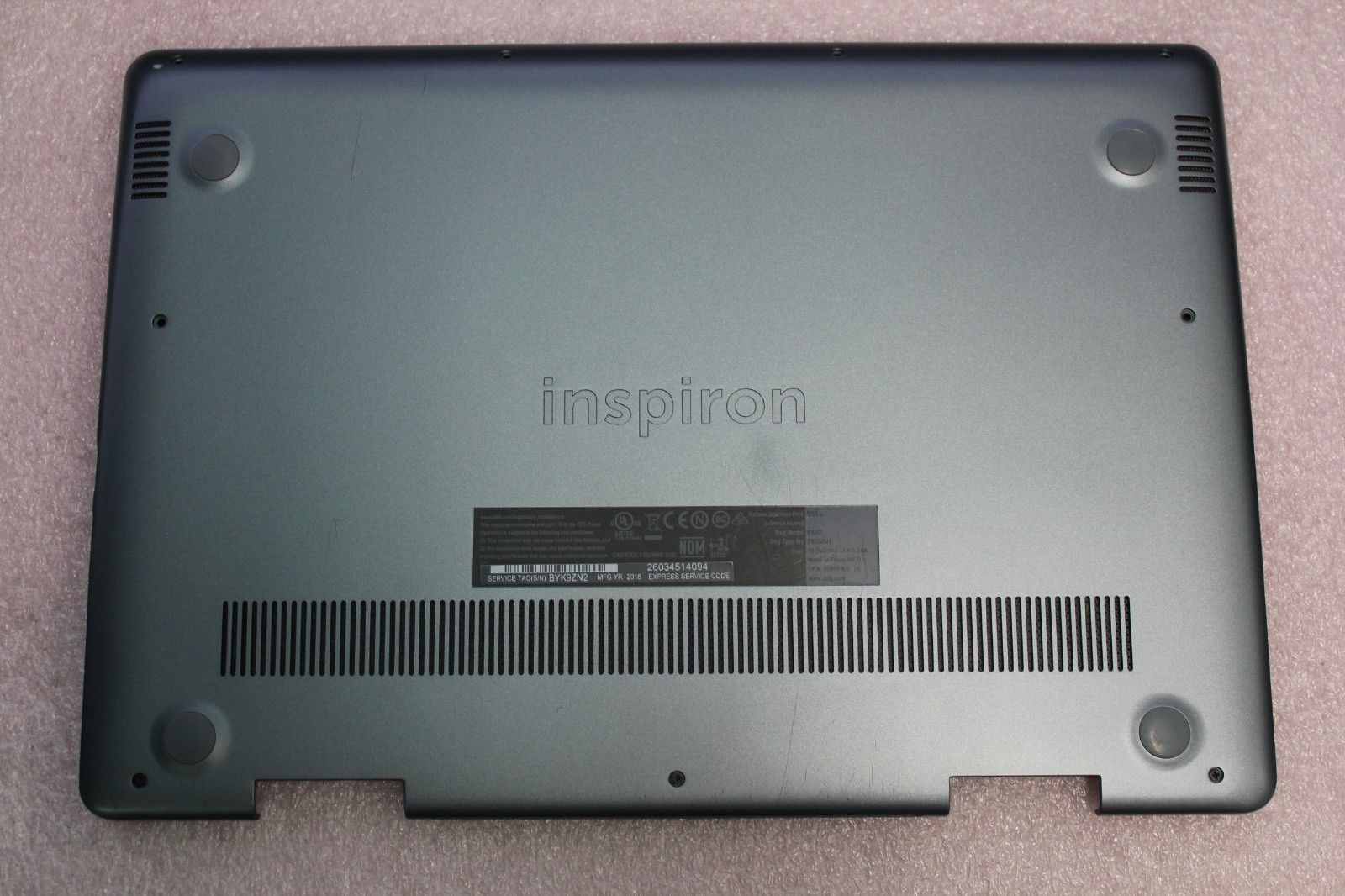 Genuine Dell Inspiron 5481 Laptop Bottom Case 0NFD8K NFD8K