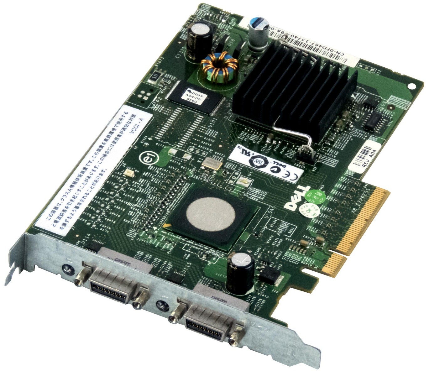 CONTROLLER DELL 0FD467 PERC 5/E 8-PORT SAS PCIe x8