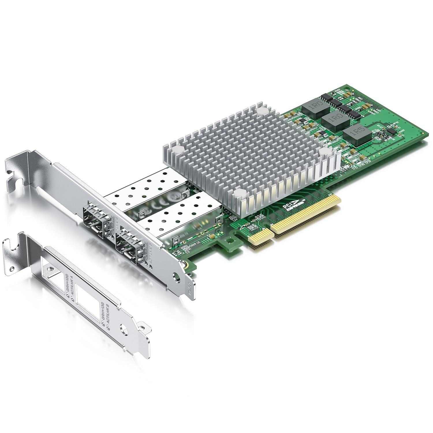 HFiber 10Gb SFP+ PCIE Network Card NIC, with Broadcom BCM57810S Chip, Dual SF...