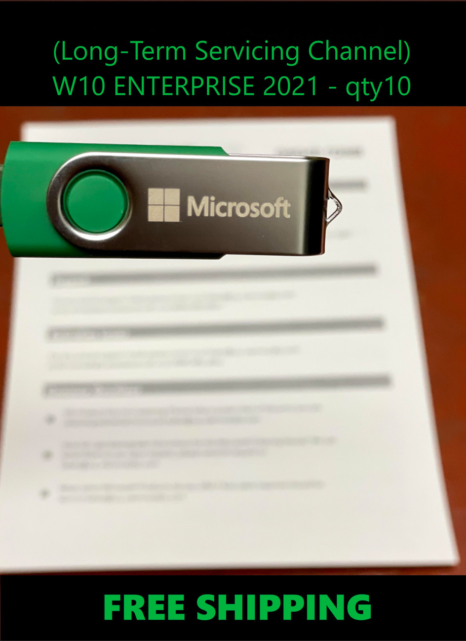 Windows 10 IoT LTSC ✔ (Long-Term Support 2032)✔ High End ✔22H2✔10PACK