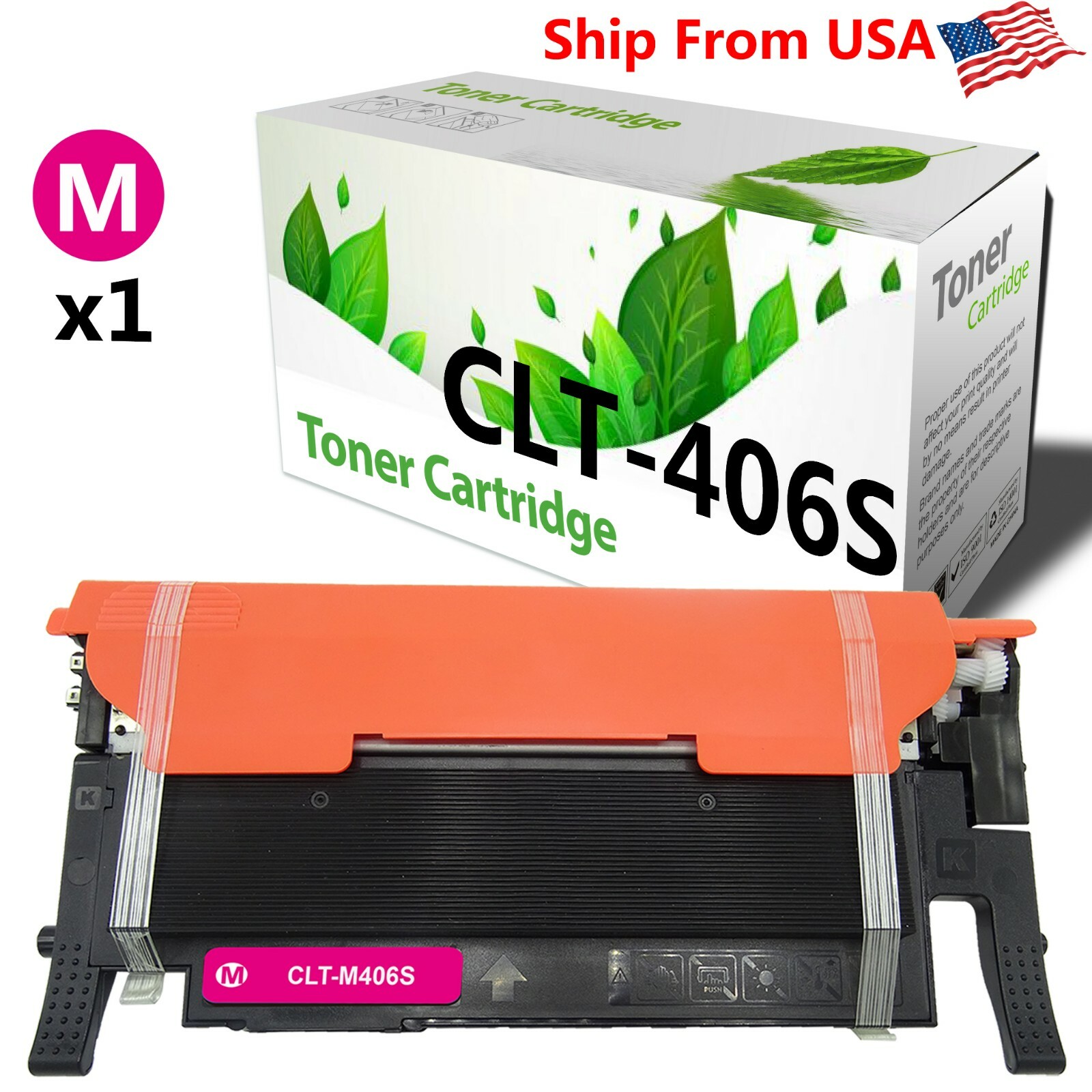1 PK Compatible Toner Cartridge for Samsung CLT-406S 406S CLX-3302 3303 3306FN