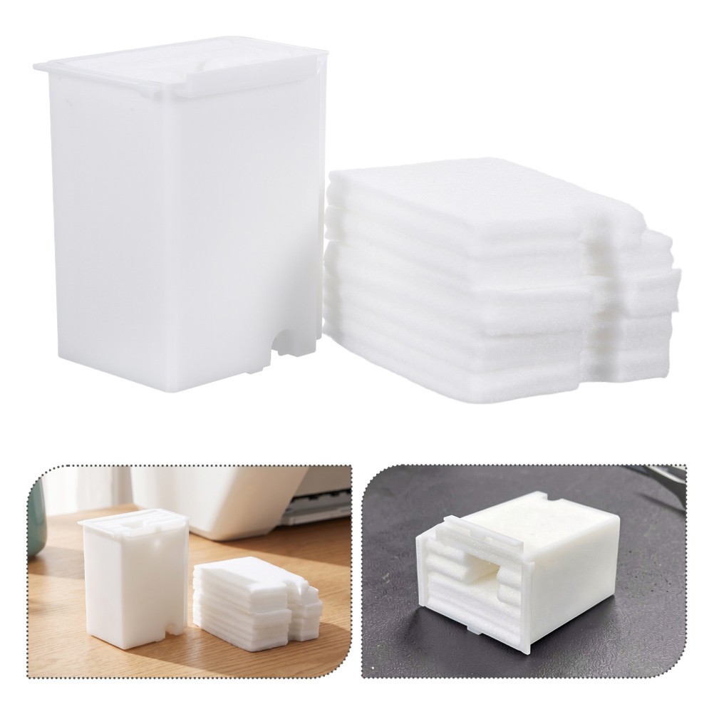 6Pcs Inkjet Printer Waste Ink Sponge Pads Reusable Maintenance Box Kit