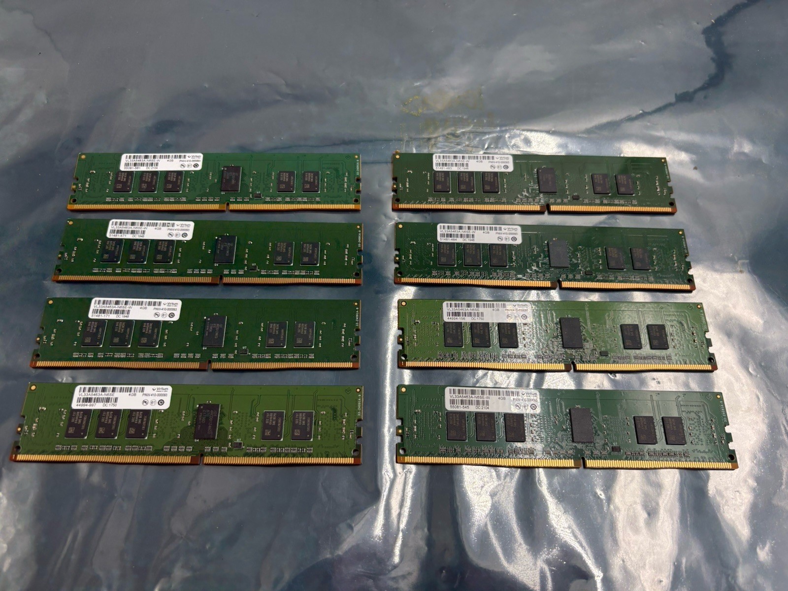 32GB Lot of 8 x 4GB Virtium VL33A5463A-N6SE-W PC4-2133 DDR4 ECC Server RAM