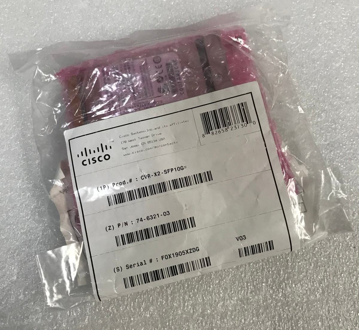 Cisco CVR-X2-SFP10G V03 P/N 74-6321-03 A0+ Converter Module