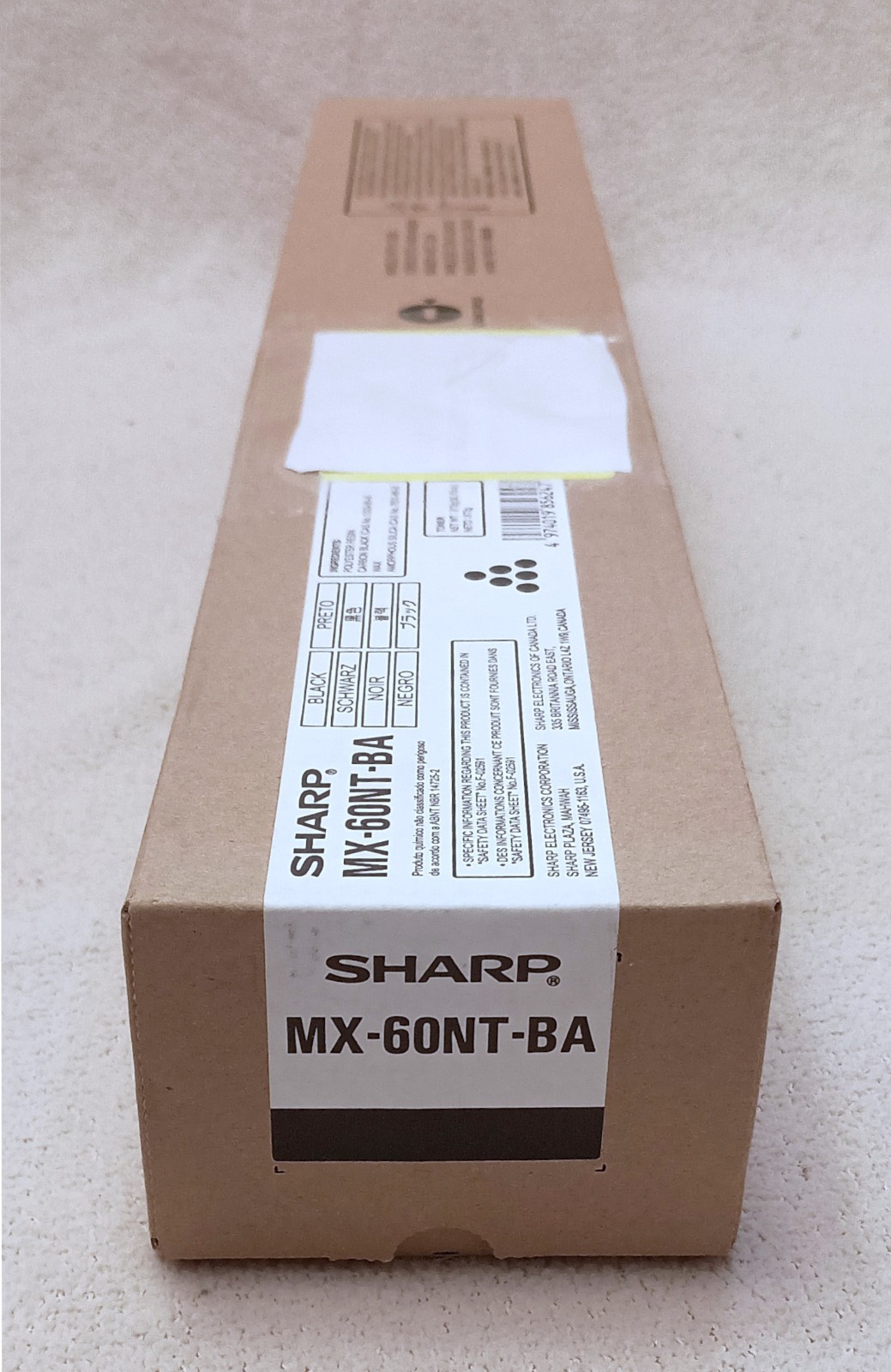 Sharp MX-60NT-BA Black Toner Cartridge MX-3070N MX-4070N MX-3050N