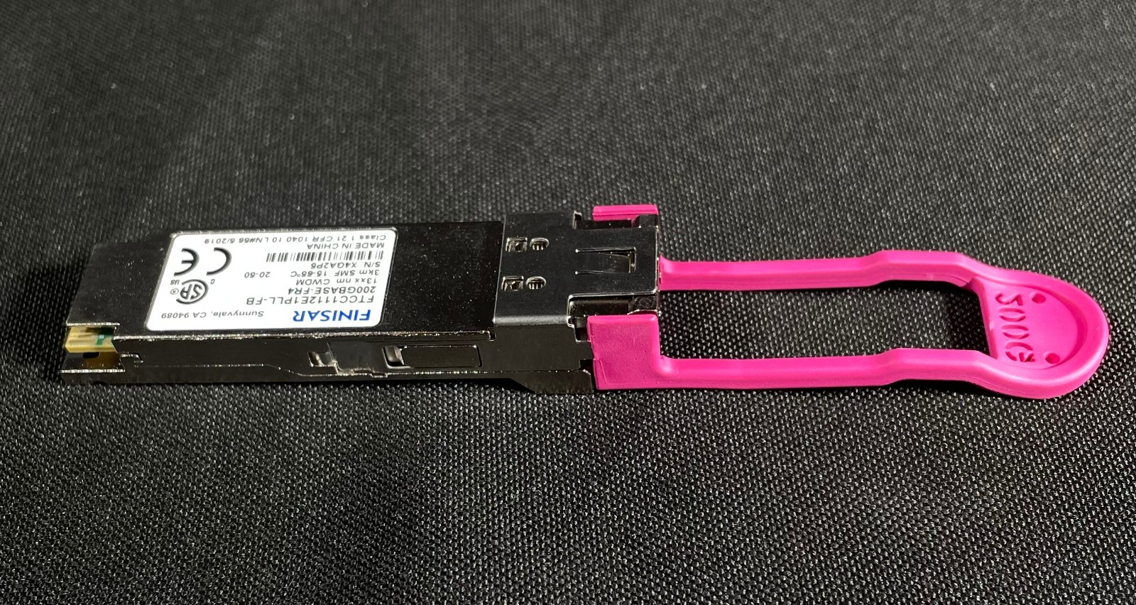 Finisar FTCC1112E1PLL-FB  200GBASE-FR4 QSFP56 1310NM 3KM SMF Transceiver Module