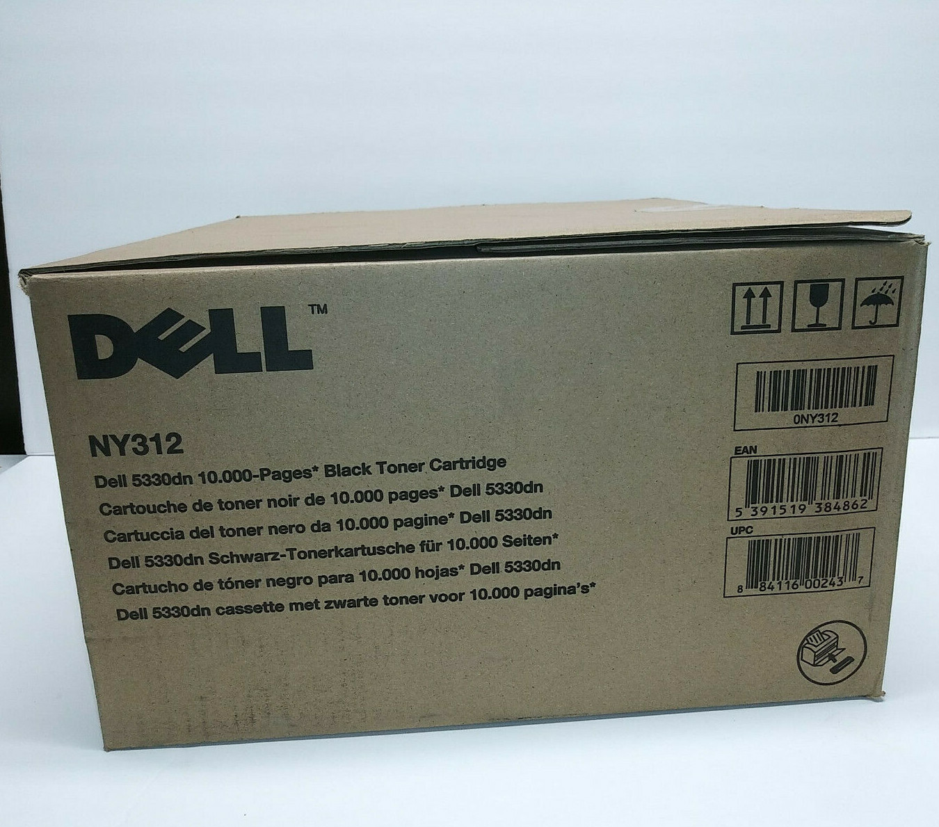Original Dell NY312 Black Genuine Toner Cartridge 5330dn Laser Printer, 330-2044