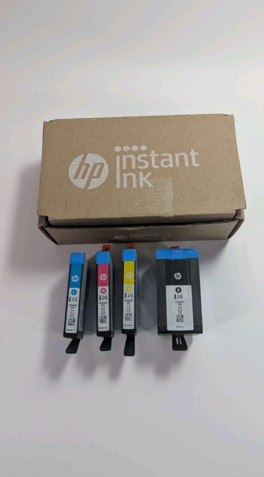 HP Instant Ink CMYK 910 912 914 915 Genuine Inkjet Catridges New Sealed 10/2024