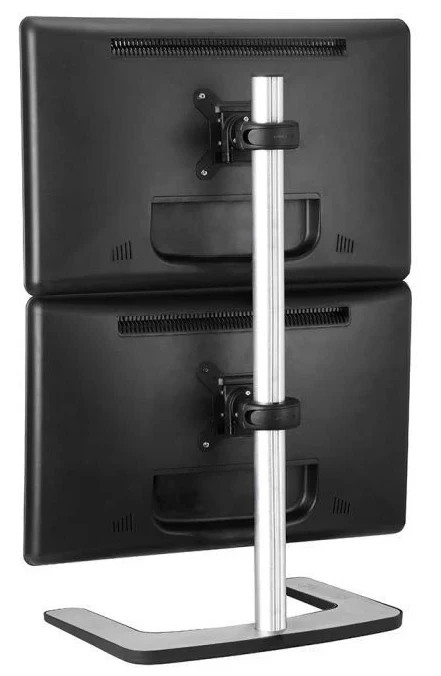 ATDEC VFS-DV Dual Vertical Freestanding Monitor Desktop Mount