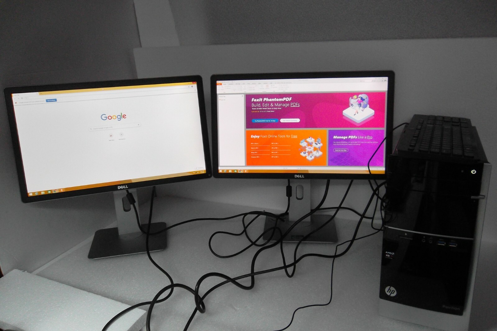 HP Pavilion 500-054 AMD A8-5500 3.20GHz 16GB 1TB Wi-Fi 22" Monitor DVDRW H5P74AA