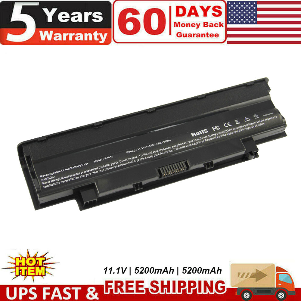 Battery For Dell Inspiron N5110 N5020 N5030 N5040 N5050 N4010 N5010 N7010 N7110