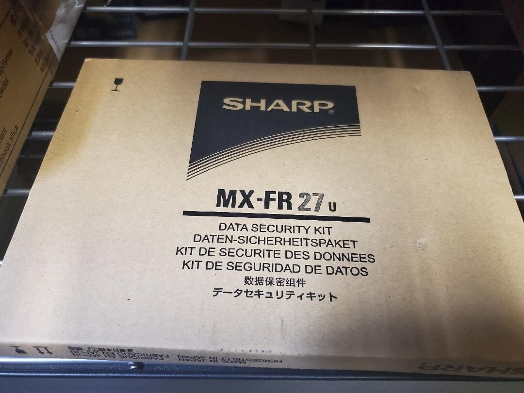 Genuine Factory Sealed Sharp MX-FR27U Commercial Version Data Security Kit