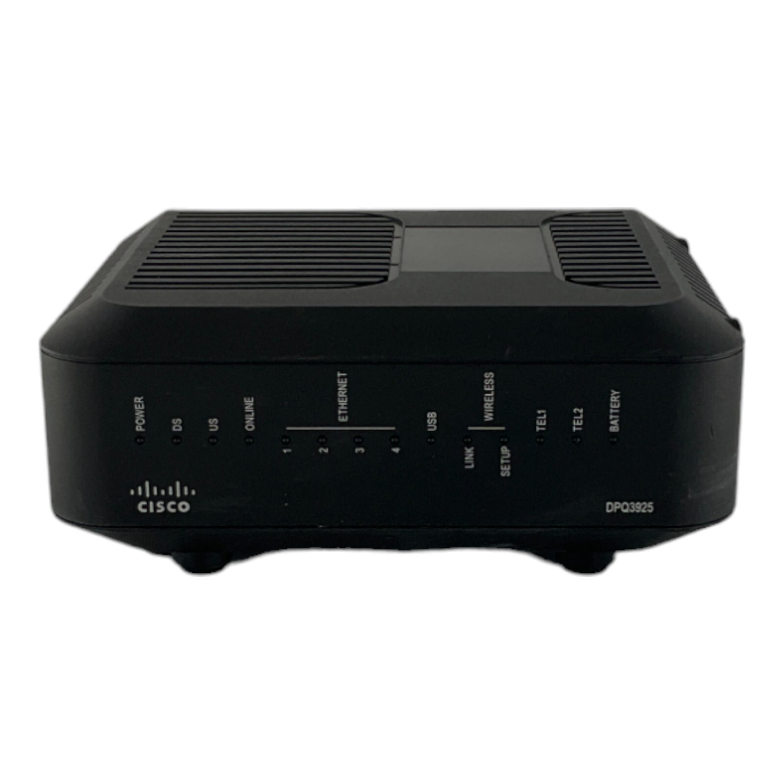 CISCO DPQ3925 8x4 DOCSIS 3.0 Wireless Telephony Gateway Modem Router Black