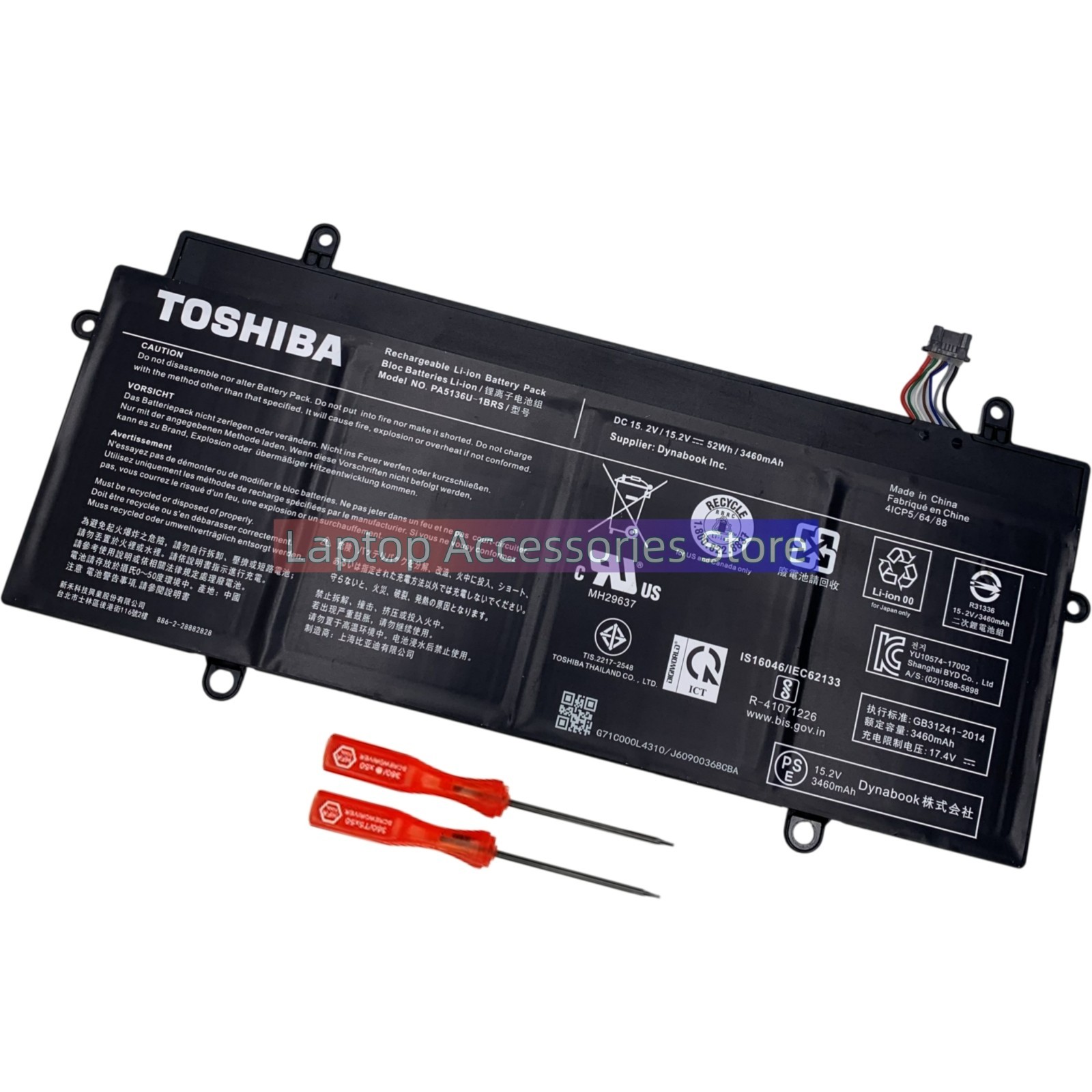 Genuine PA5136U-1BRS Battery for Toshiba Portege Z30 Z30-A Z30-AK01S Z30-B Z30-C