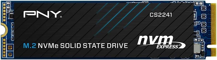 PNY CS2241 500GB M.2 NVMe Gen4 x4 ,up to 4,700MB/S Internal Solid State Drive