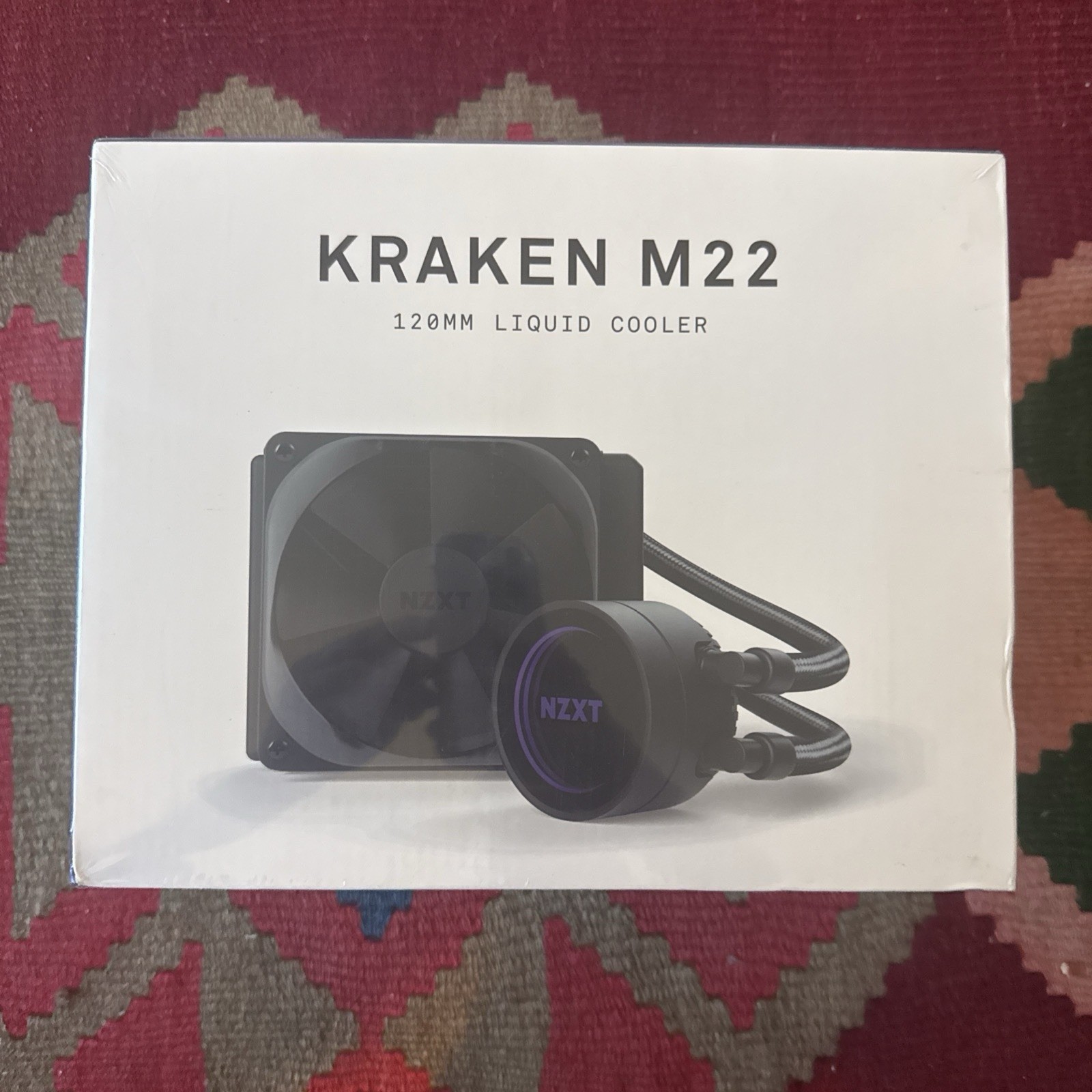 NZXT Kraken M22 120Mm - RL-KRM22-01 - AIO RGB CPU Liquid Cooler - Black
