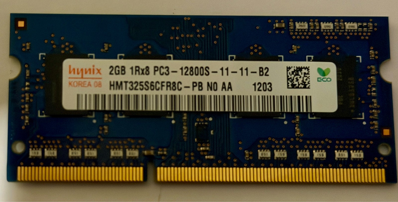 Hynix 4GB Memory Kit – 2x2GB DDR3L 1600MHz PC3L-12800S 1Rx8 SODIMM