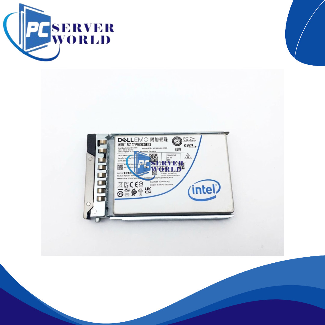 C9X5T  DELL INTEL 1.6TB NVME PCIE 2.5'' SSD HARD DRIVE 0C9X5T SSDPF2KE016T9E