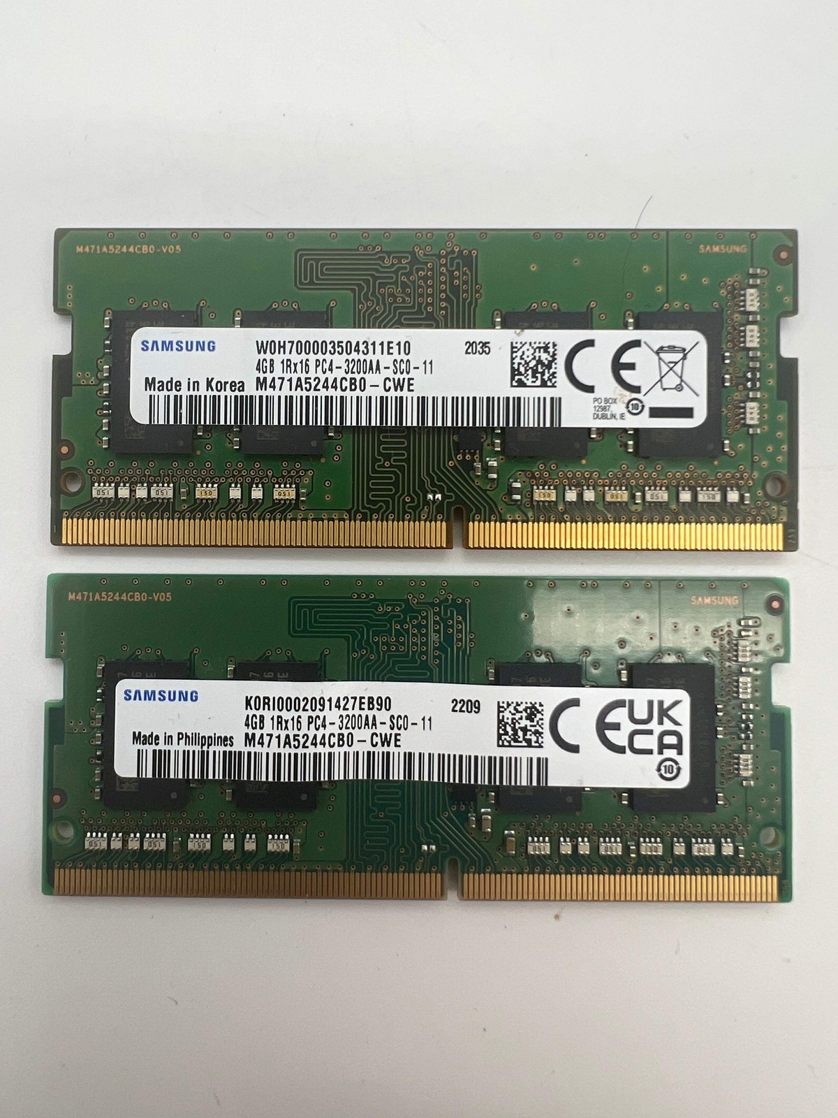 Samsung 8GB (2 x 4GB) PC4-3200AA-SC0-11 Memory Module