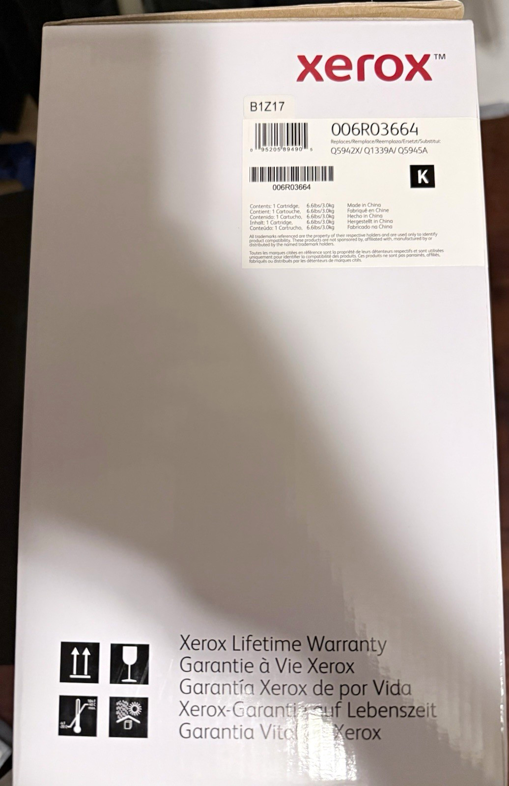 Xerox Everyday Laser Black Toner Cartridge 006R03664 for HP LaserJet 4250 4300