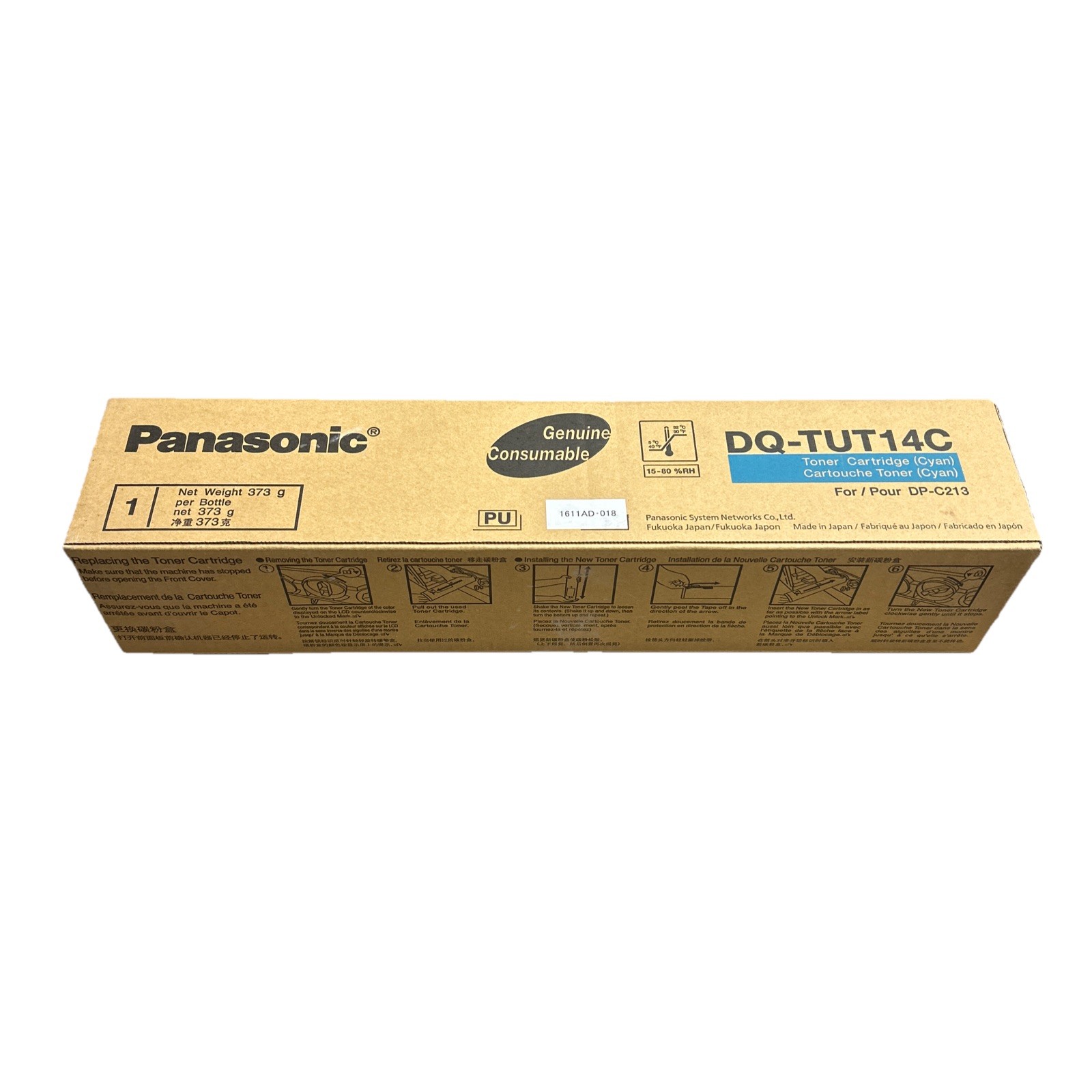 Genuine Panasonic DQ-TUT14C Cyan Toner Cartridge DP-C213 BNIB