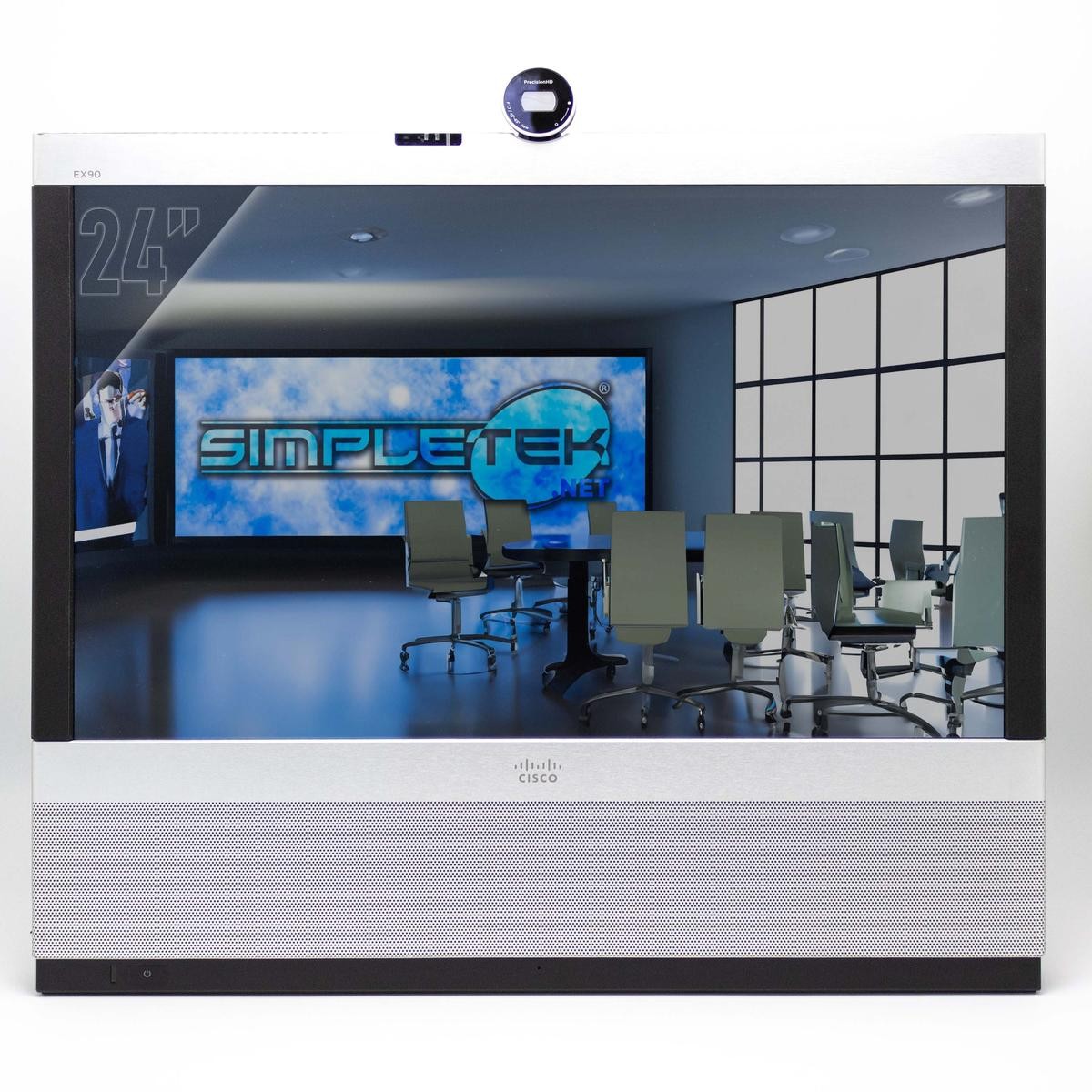 Cisco Telepresence System Ex90 24" Full HD Monitor HDMI With Stand And Speakers