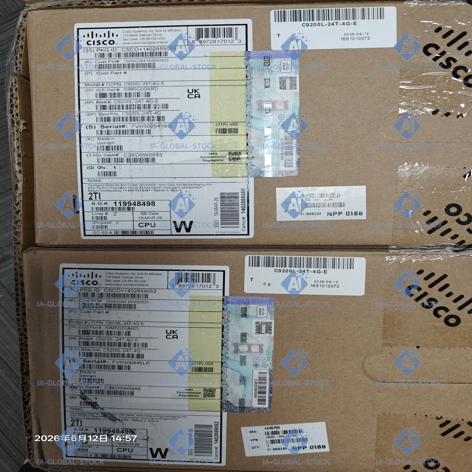 1pcs New Original Cisco C9200L-24T-4G-E with One year warranty