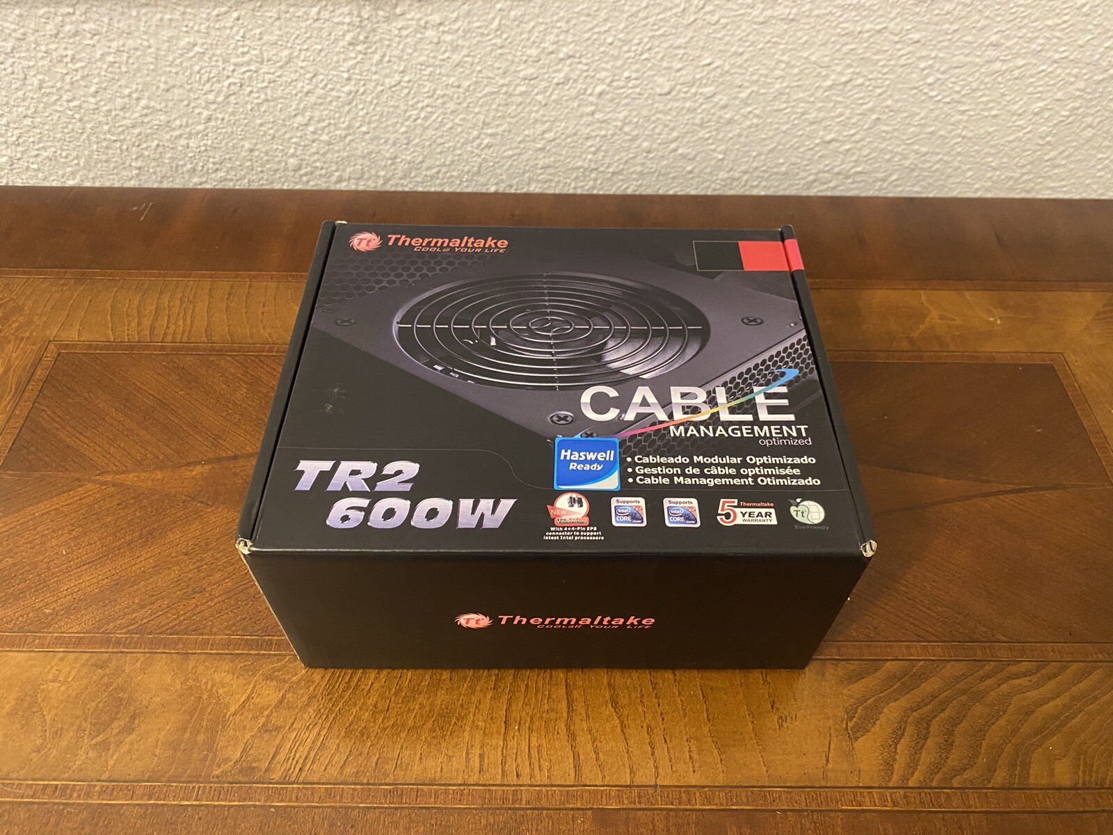 Thermaltake TR600CUS TR2-600W ATX 12V V2.3Power Supply cable Management