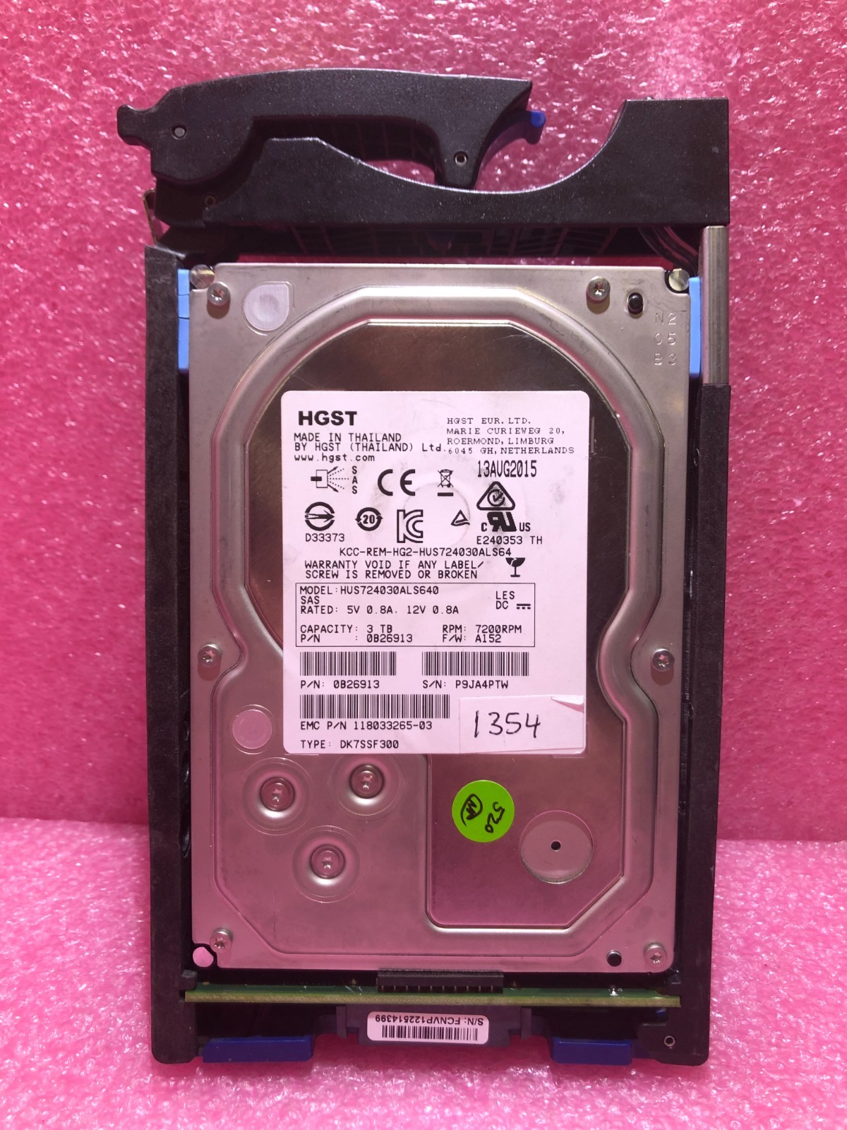 Strong-IT EMC  005050949  3TB 6G 7.2K 3.5 SAS Hard Drive